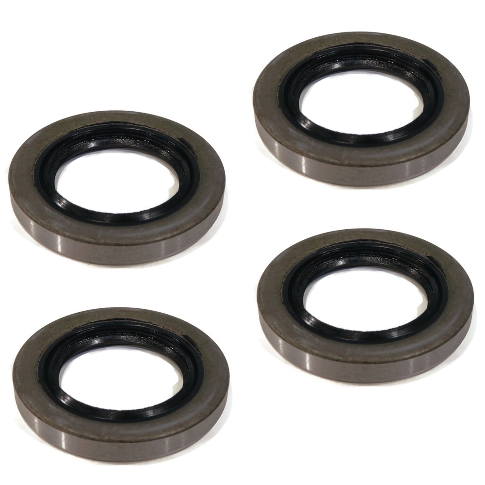4-Pack Grease Seals Double Lip 1.249" x 1.983" fit Trailer Hub Wheel 2000# Axle