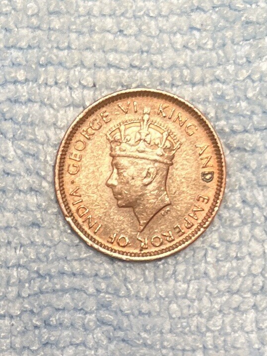 Ceylon - 1/2 Cent 1937