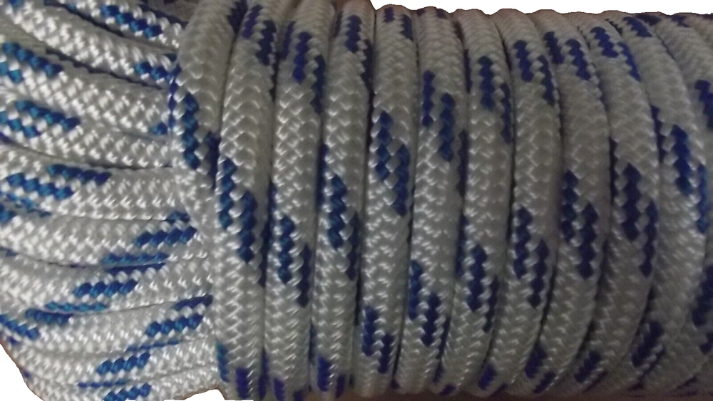 5/16" (8mm) x 150' Sail/Halyard Line, Double Braid Polyester, Sheets, Boat Rope