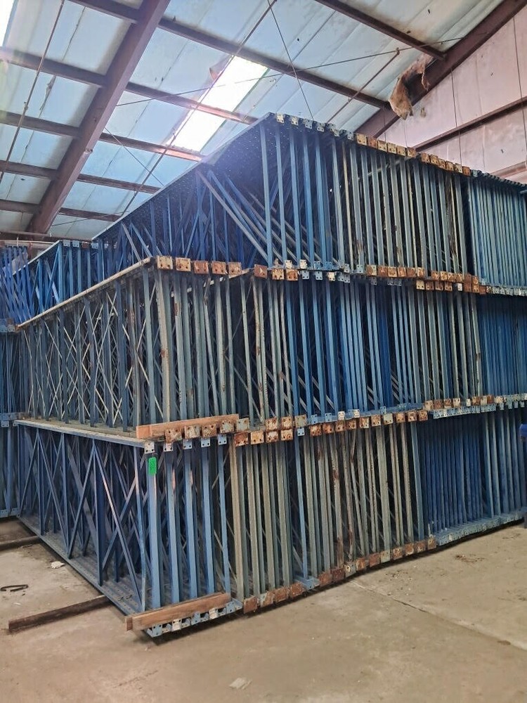 Used 54"x16' Structural Pallet Racking Uprights