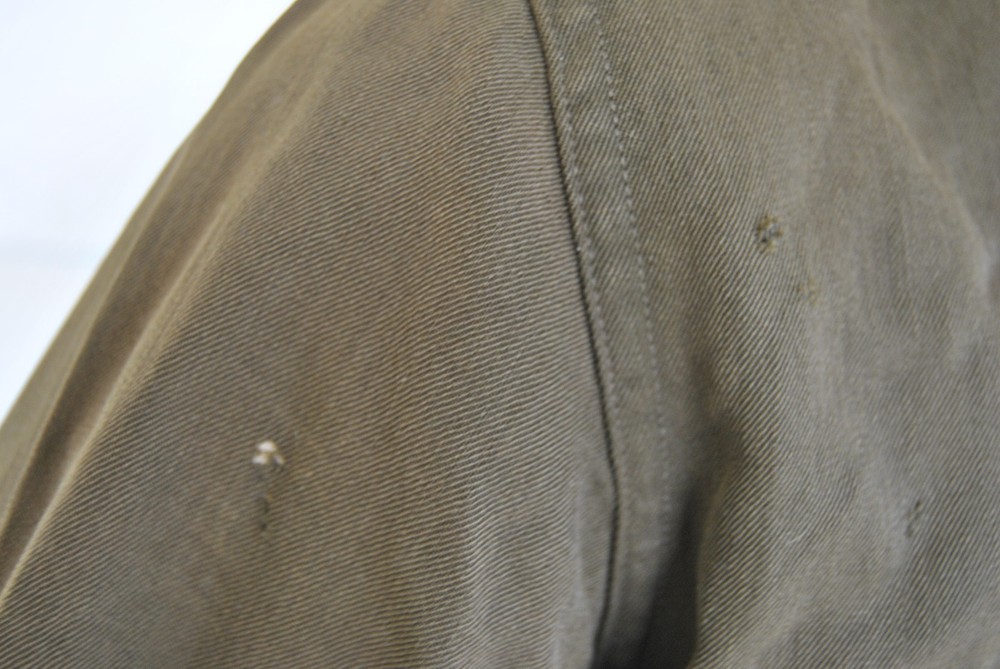 WW2 officer's shirt, 'chocolate' color .