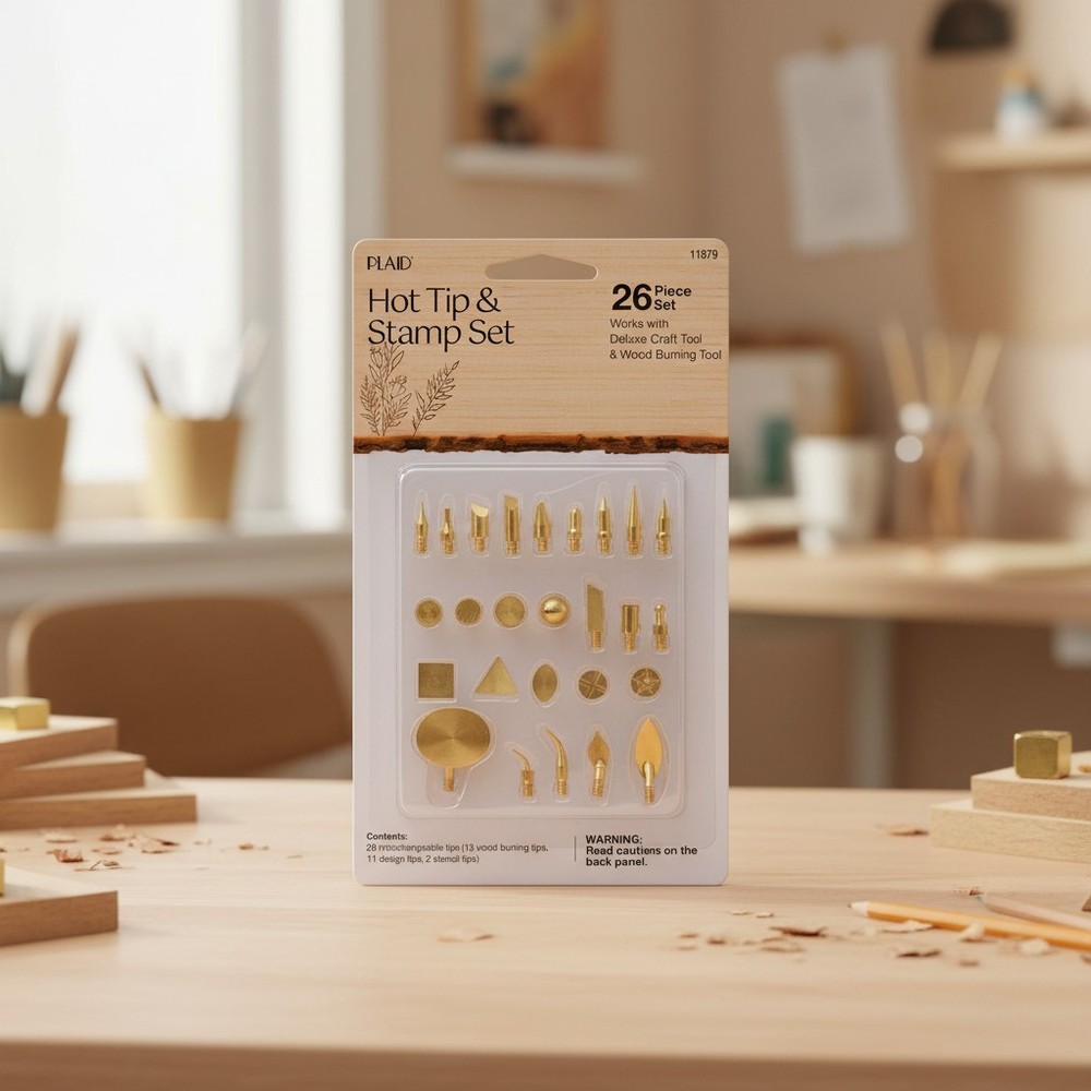 Comprehensive Wood Burning Tool Set with 26 Interchangeable Tips for Artists