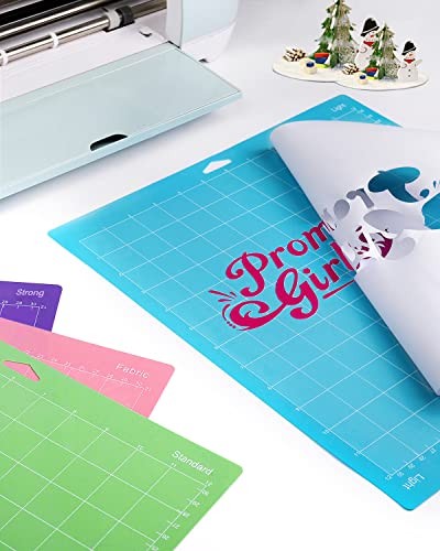 Cutting Mat 12 Pack 12x12, Compatible With Cricut Machine & Silhouette