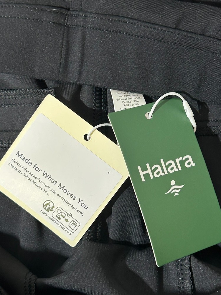 NWT Halara Women's Black Ultra Tall Athleisure Pull-on Pants size Medium