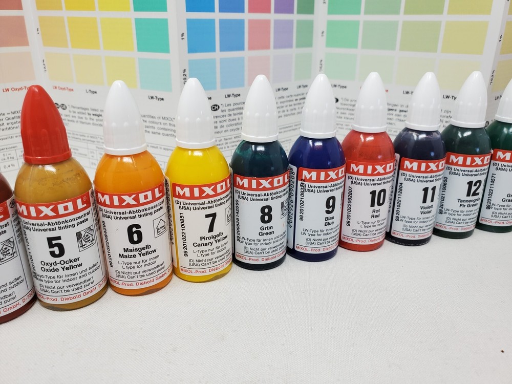 Standard Mixol 12-Color Set #1-12