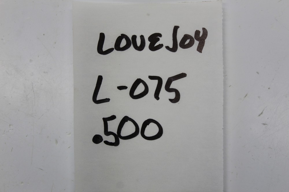 LOVEJOY L-075 .500 COUPLING (AS PICTURED) UNMP.