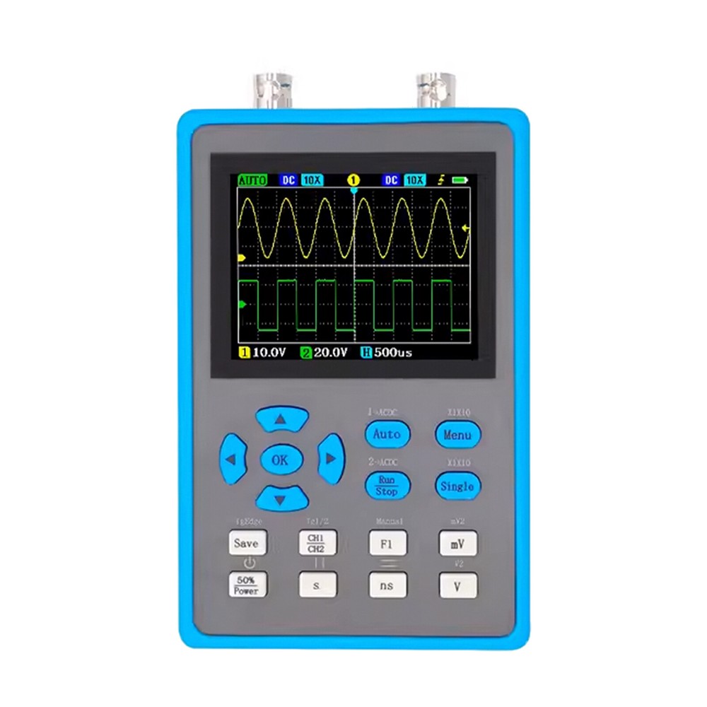 DSO2512G 2 Channel Handheld Oscilloscope 120M Bandwidth 500Ms Sampling Rate ,