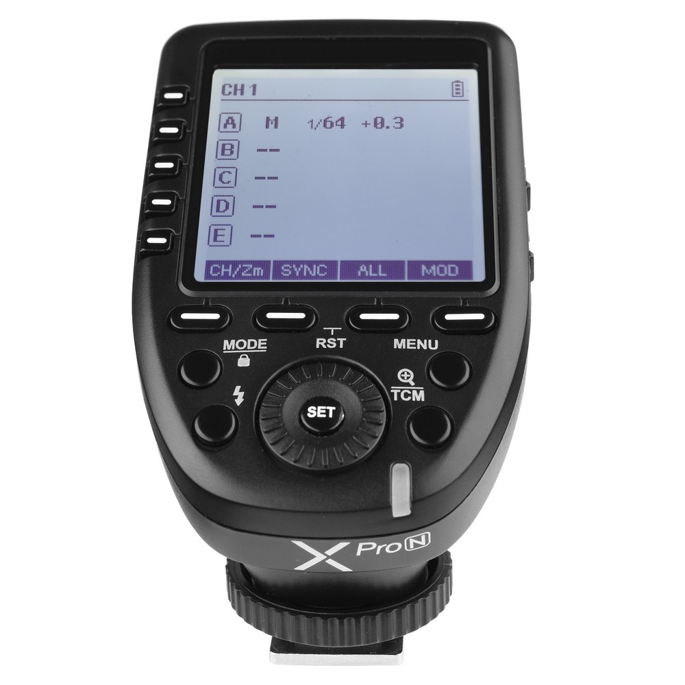 Godox XPro-N XproN 2.4G Wireless HSS Flash Transmitter Trigger For Nikon Camera