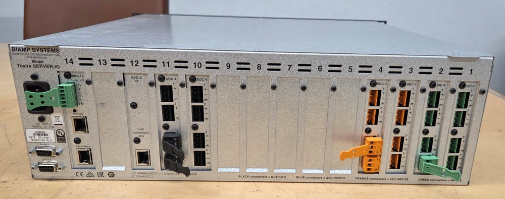 BIAMP SYSTEMS Tesira Server-IO