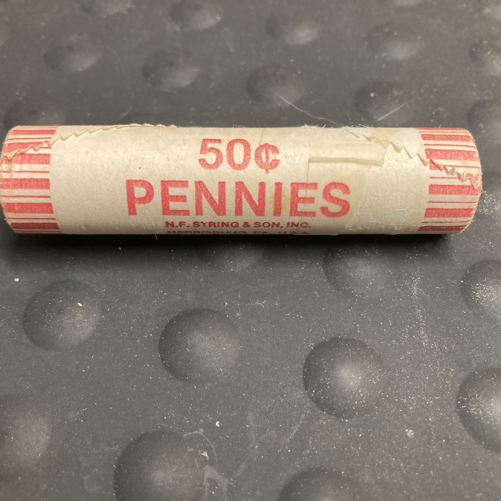 *1987-P Original Wrapped Lincoln Cent Roll*