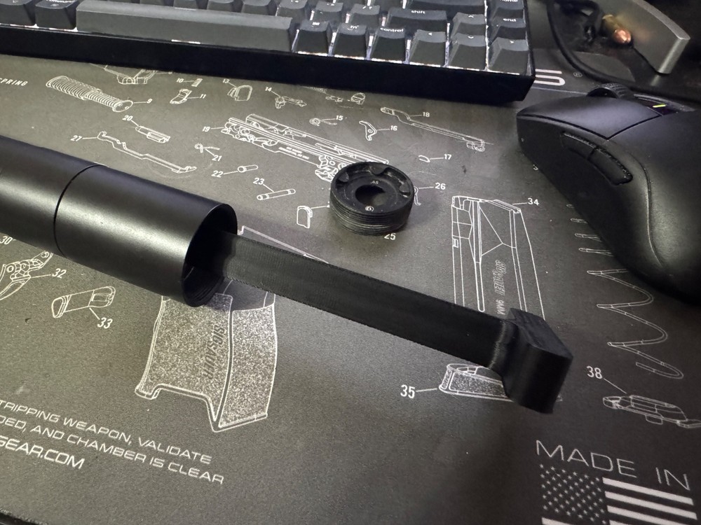 Rugged Obsidian 9 / 45 Suppressor Baffle Alignment Rod
