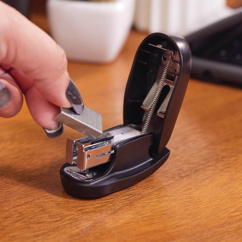 Mini Stapler 12 Sheet Capacity Includes Staples Staple Remover 1000 Pcs