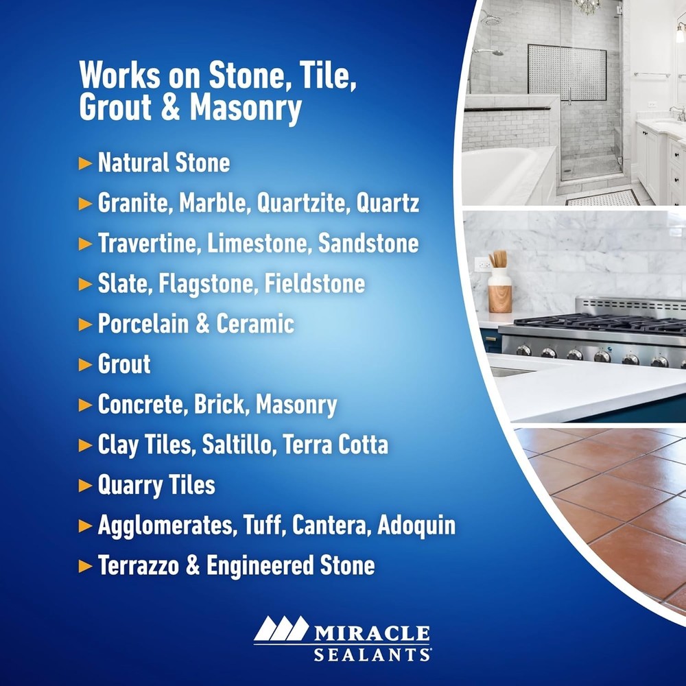 511 Impregnator: Invisible Water & Stain Barrier for Stone, Tile & Grout, Pint