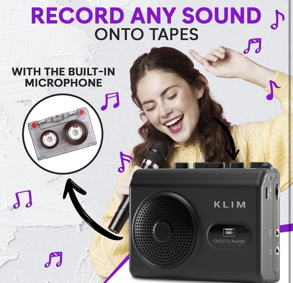 Portable Cassette Tape Player KLIM K9