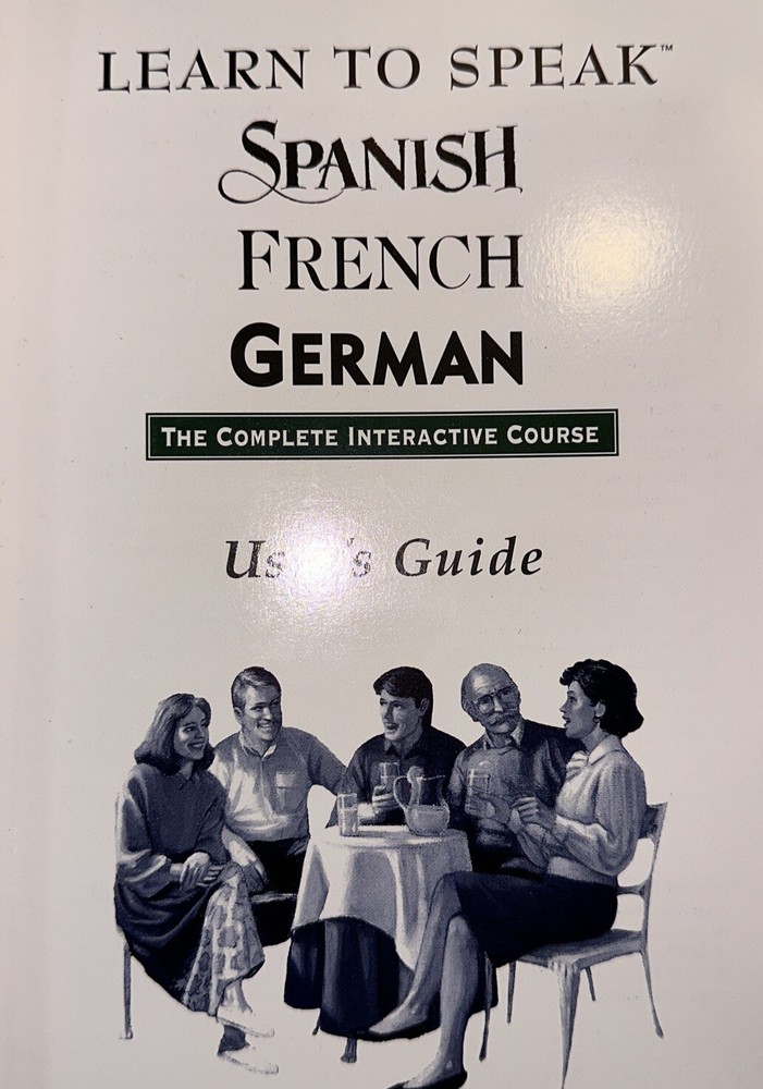 Learn to speak GERMAN - THE COMPLETE INTERACTIVE COURSE Version 6.0 WINDOWS PC