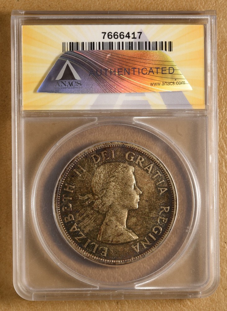 1963 Canada Silver Dollar ANACS MS63