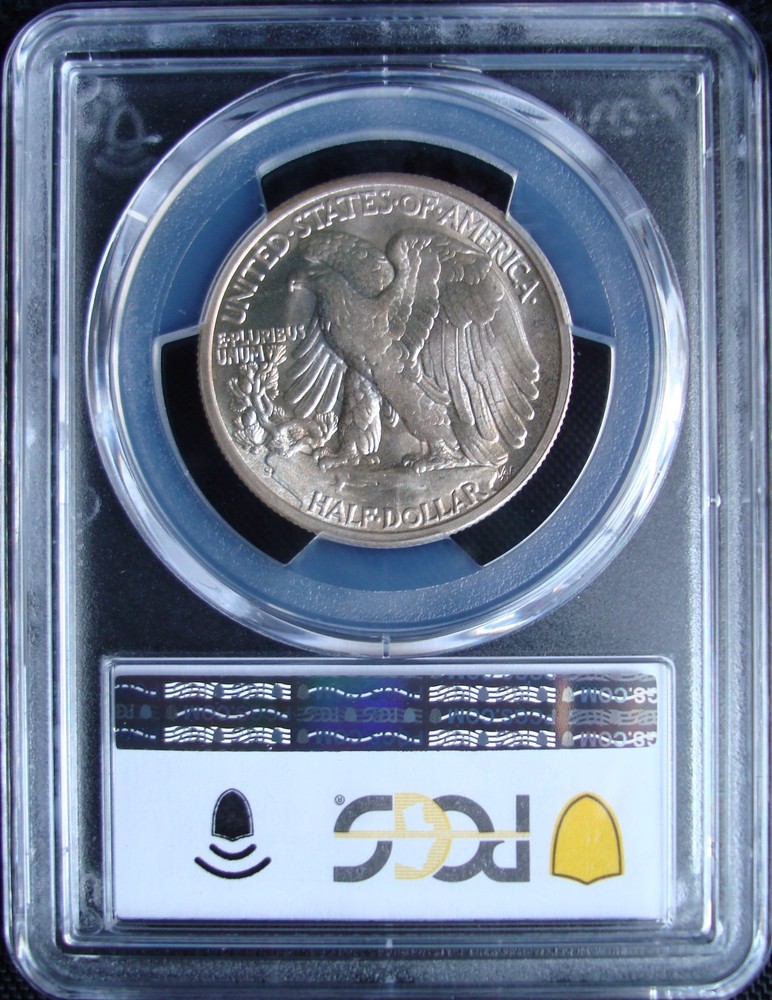 1944-S Walking Liberty Silver Half Dollar - PCGS MS 66 - Gold Shield