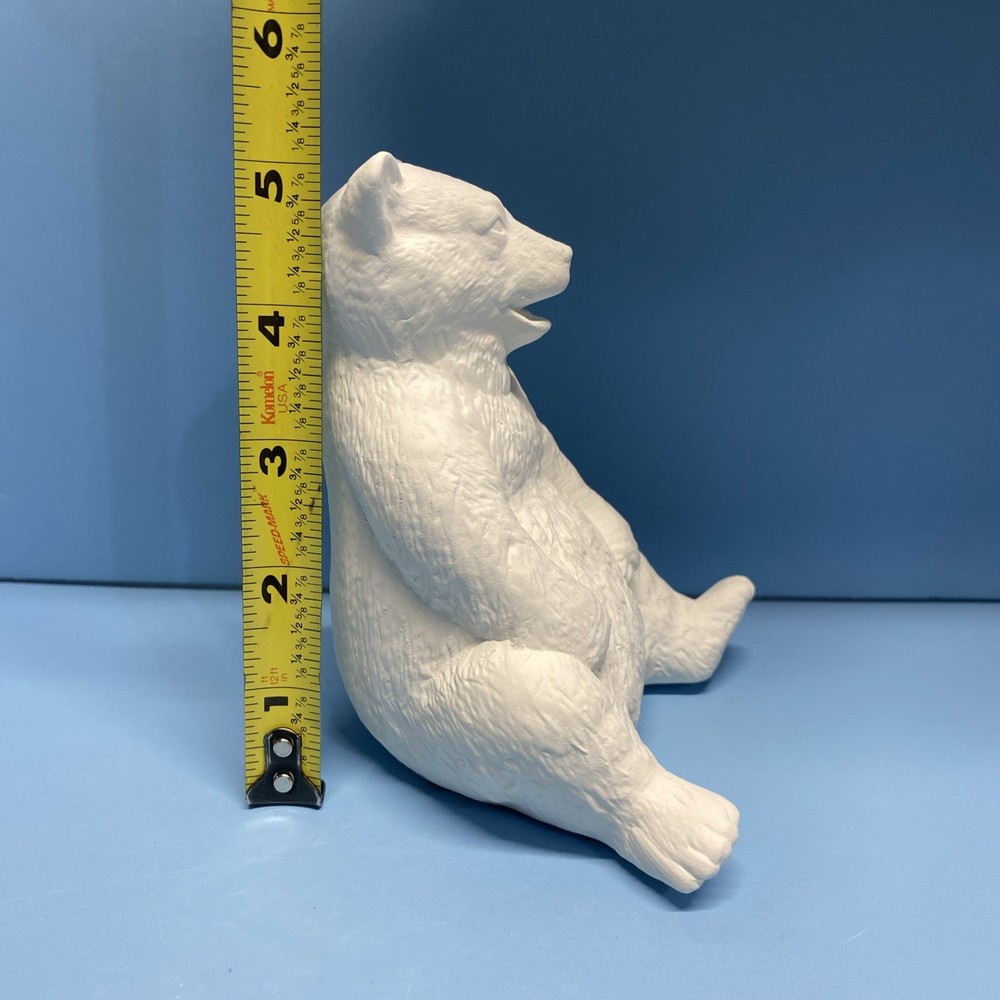 Ceramic Bisque Sitting Bear Ready to Paint