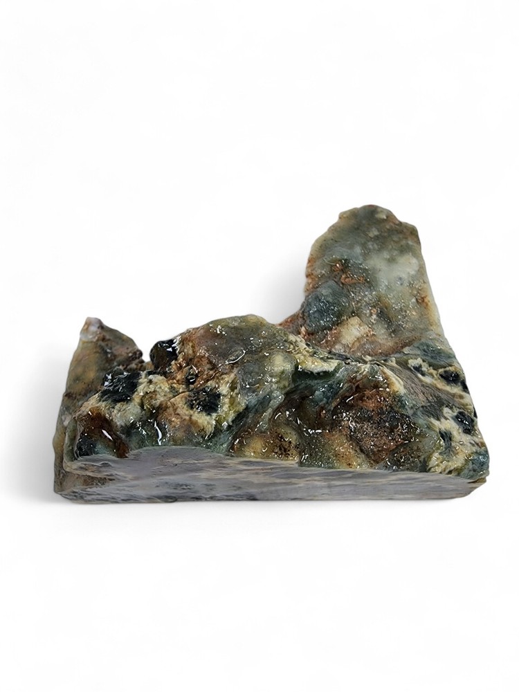Moss Agate Faced Rough 132.4 grams.