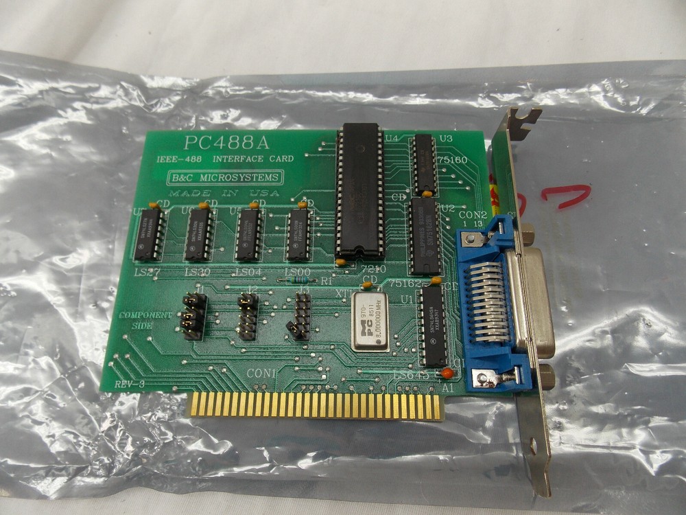 B&C Microsystems PC488A Rev.3  IEEE-488 Interface Card