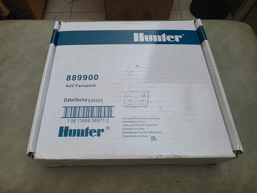 Facepack Control Panel 889900 for Hunter ACC2 Sprinkler Timer Controller