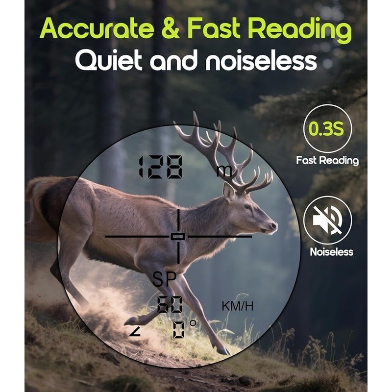 Laser Rangefinder 1200 Yards Fast Accurate Multi-Functional Hunting Tool Hunter