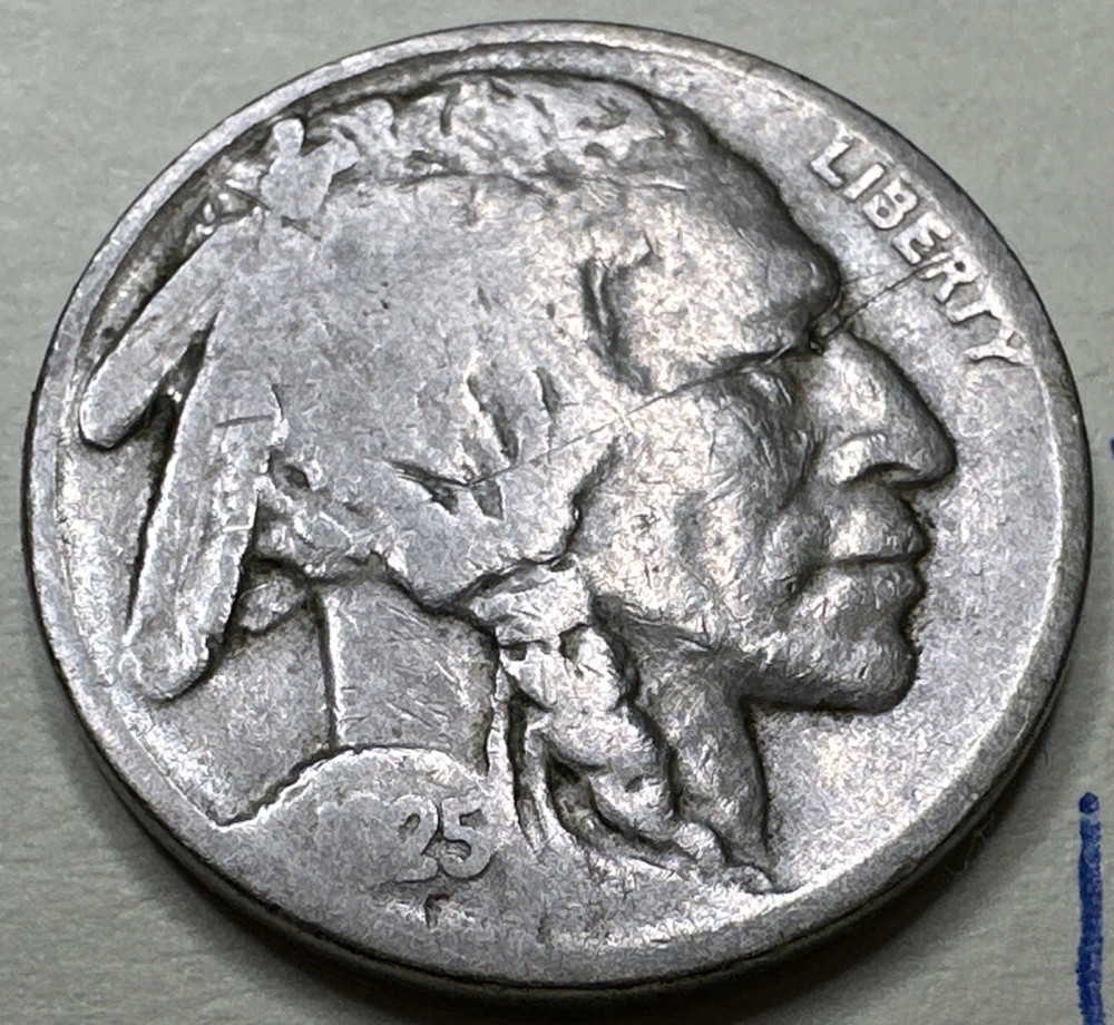 1925 5C Buffalo Nickel 568X
