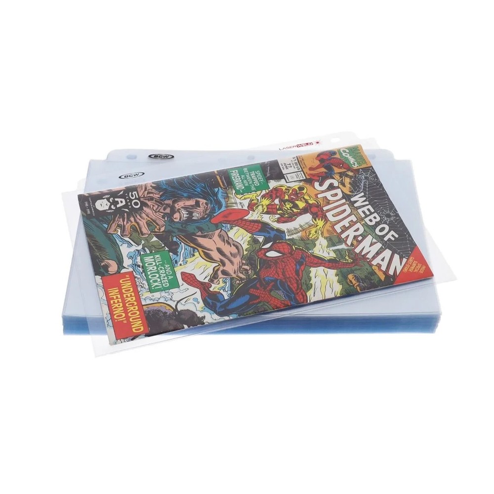 BCW LaserWeld Comic Book Pages 50ct Pack FREE SHIP