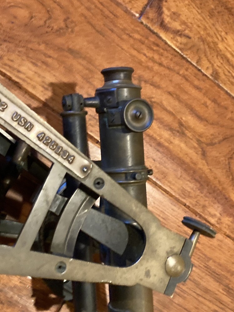 WWI US Navy Navigational Theodolite, Pauth Co. Washington, DC Solid Brass