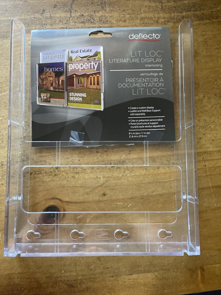 Deflecto Lit Loc Literature Display Interlocking