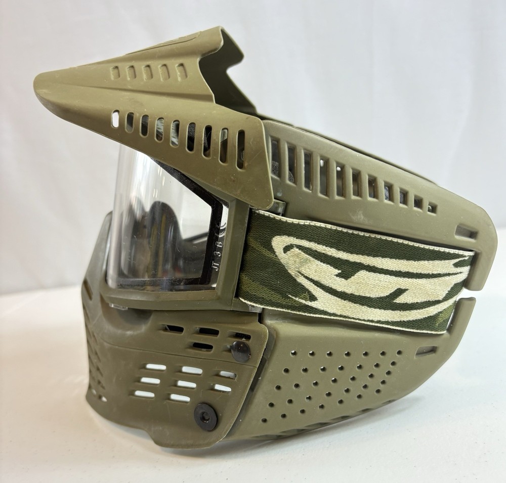 OG JT SPECTRA PROSHIELD MASK - OLIVE - EARS / THIN FRAME / VISOR VINTAGE GOGGLES