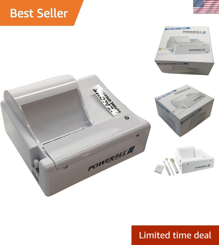 Poweroll 2 Electric Cigarette Machine - King Size & 100mm
