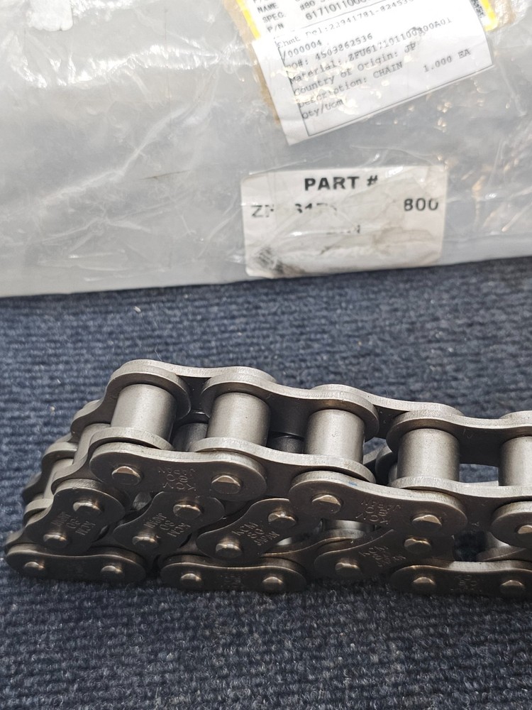 617101100800-A01: Roller Chain Connecting Link Simplex Pitch Stainless