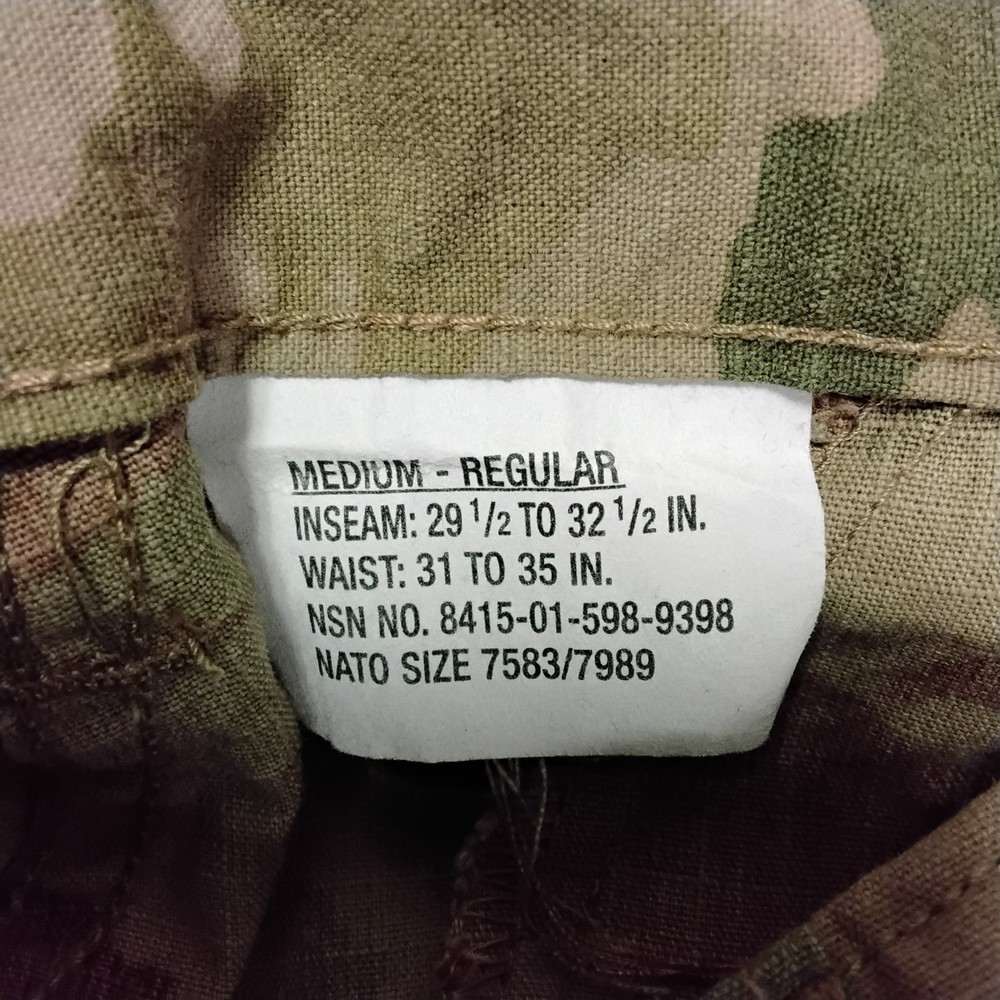 US OCP FRACU Combat Uniform Set – Flame Resistant Jacket & Pants Medium-Long