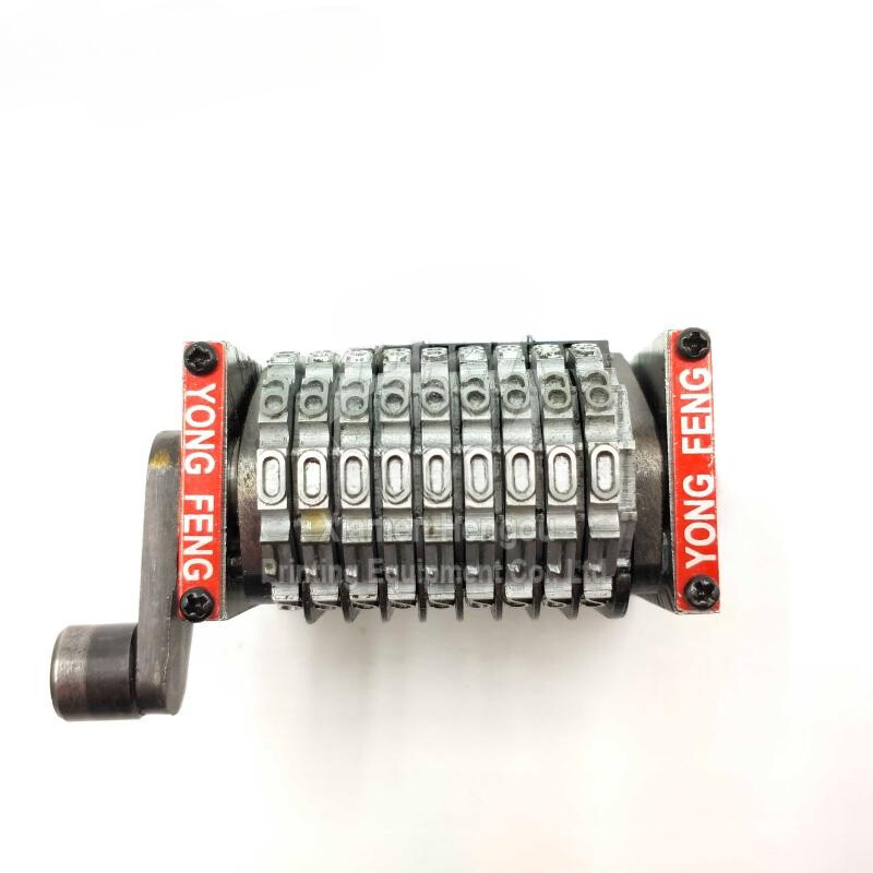9 Digits 18.9 Numbering Machine Backward Horizontal Printing Machine Parts