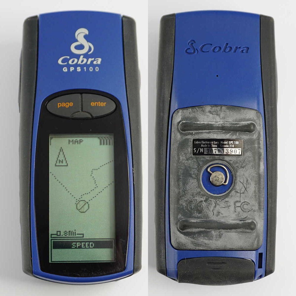 Cobra GPS 100 Portable GPS Navigation - Used Condition