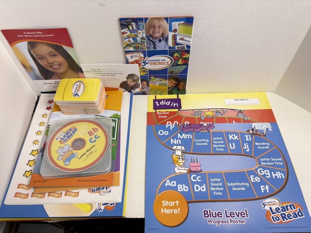 New open box Hooked On Phonics Pre-K Learn to Read Edition Program 3-4 Years