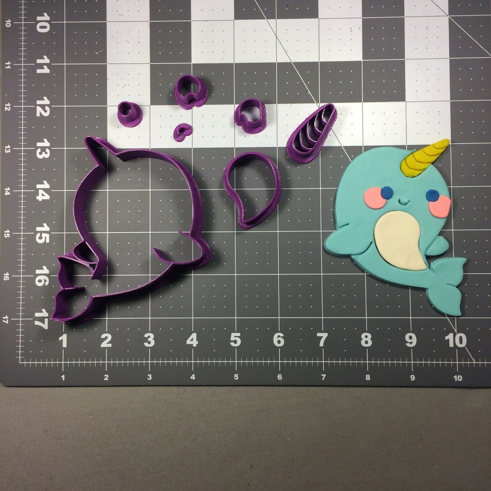 Narwhal 102  Cookie Cutter Set