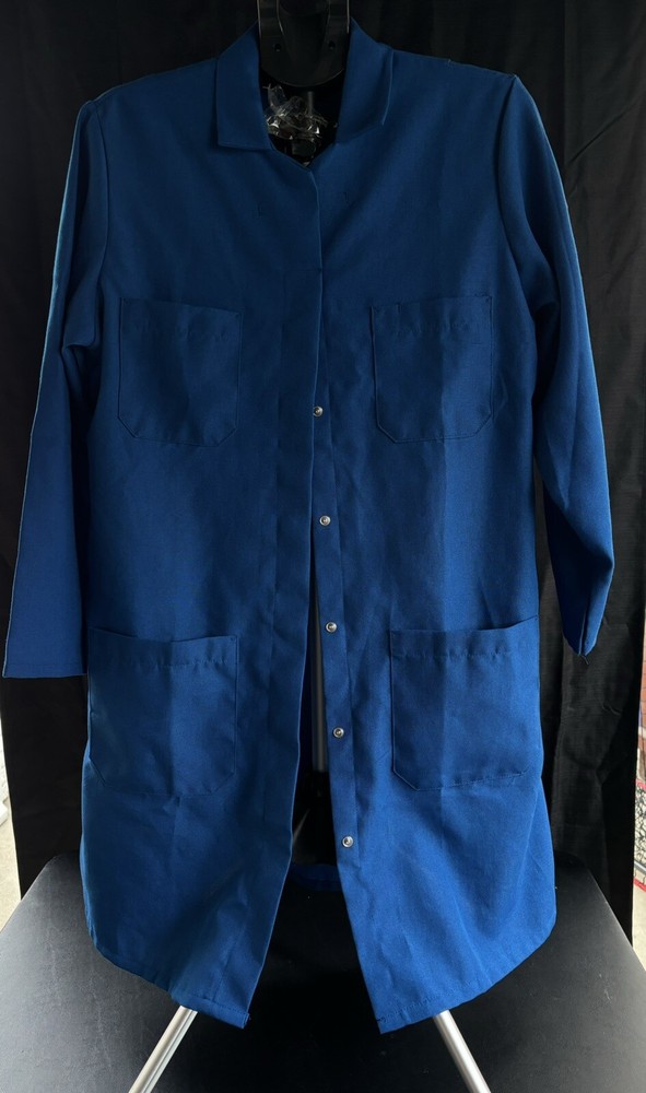 Bulwark Workrite Lab Coat FR Nomex Size L Royal Blue