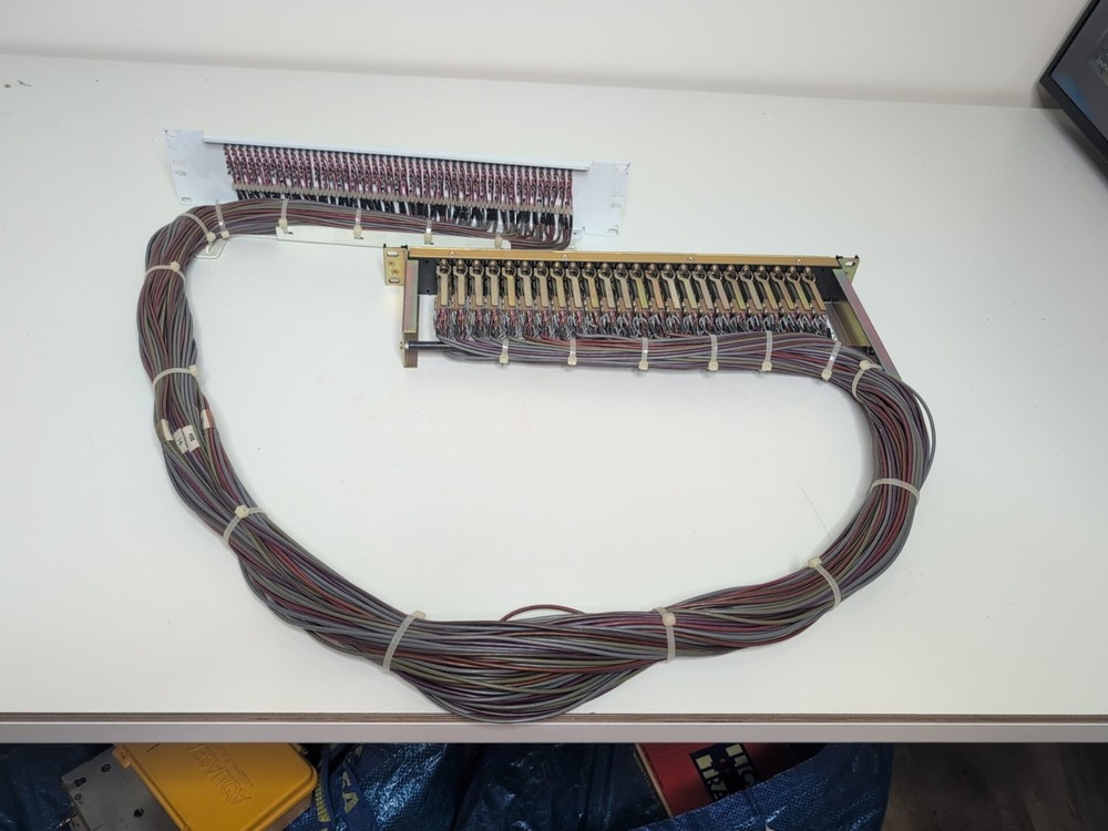 ADC Ultrapatch 48 Point Patchbay Panel Cables Pro Patch Bay