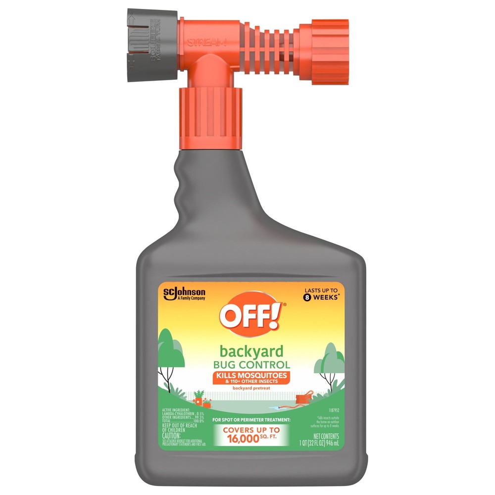 OFF! Backyard Bug Control Pretreat, 32 oz, 1 Count, Outdoor Bug Treatment