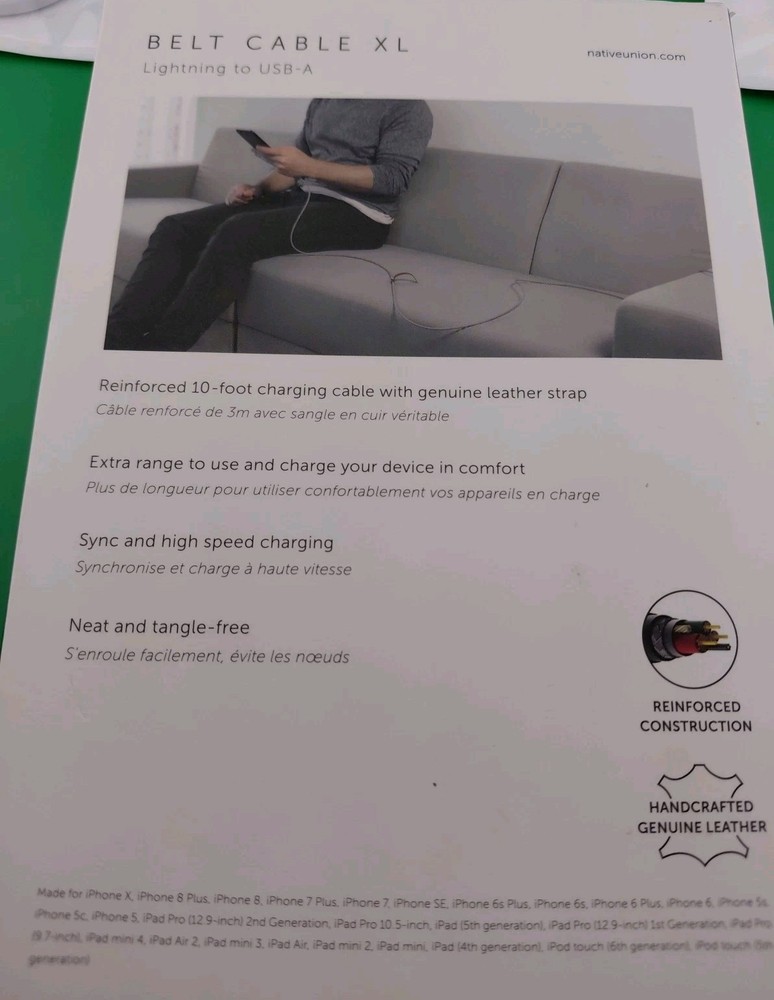 Apple iPad/iPod/iPhone VGA & AV Adapters, Camera Connection Kit, Charging Cable