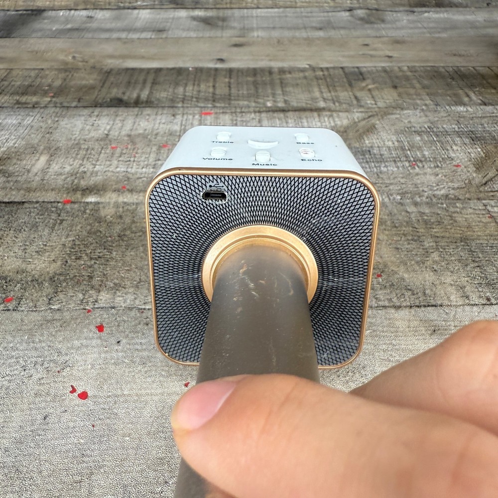 Bluetooth Microphone Karaoke Wireless Q7 Works