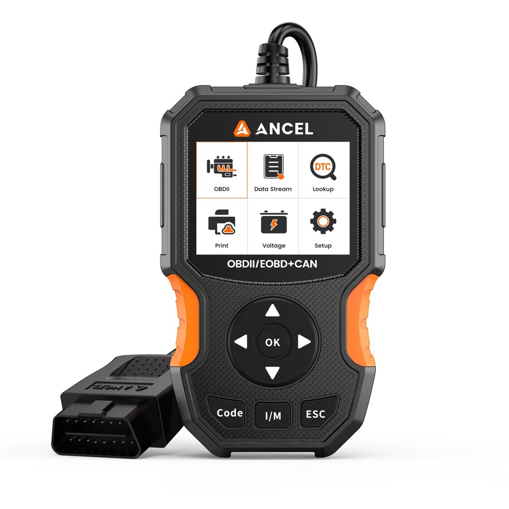 ANCEL Diagnostic Tool 12V Battery Test & Engine Fault Code Reader OBD2 Scanner