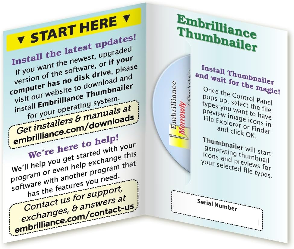 Thumbnailer, Embroidery Software for Mac & PC