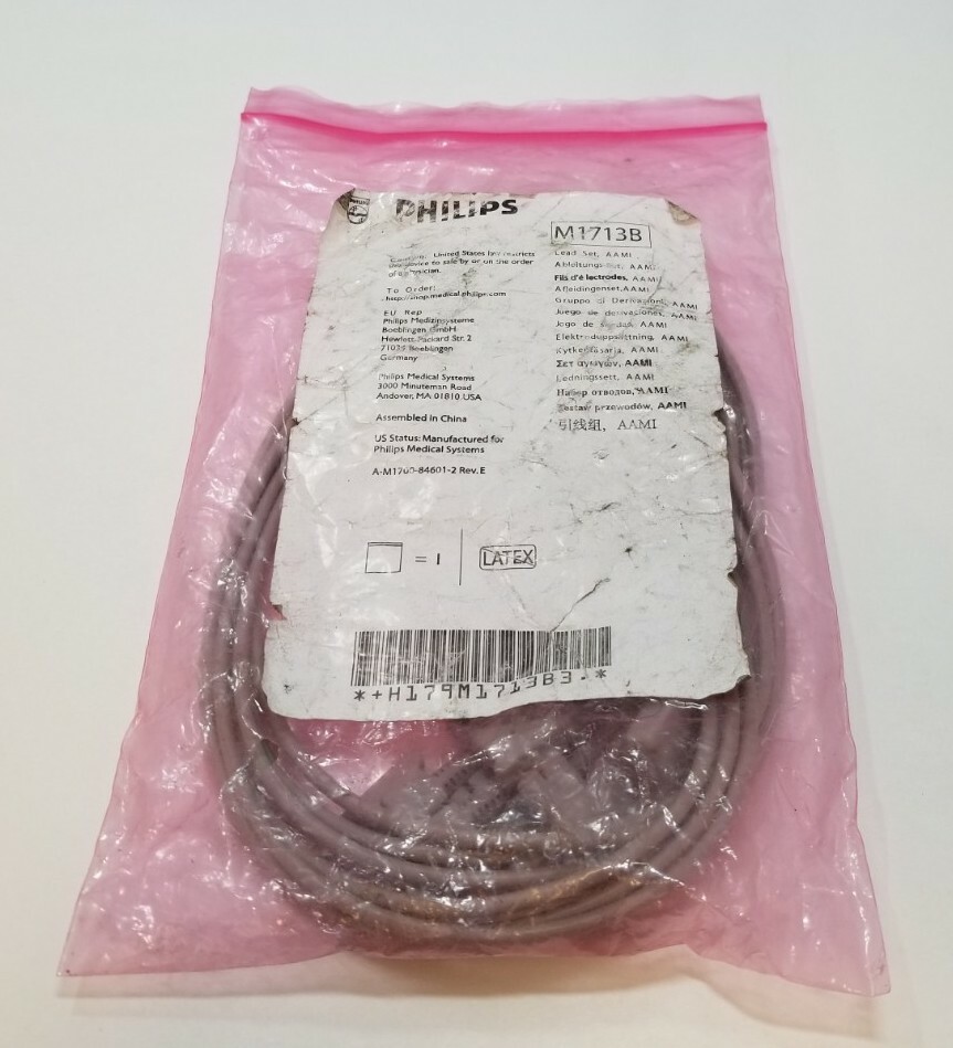 Philips M1713B EKG Lead Set, AAMI