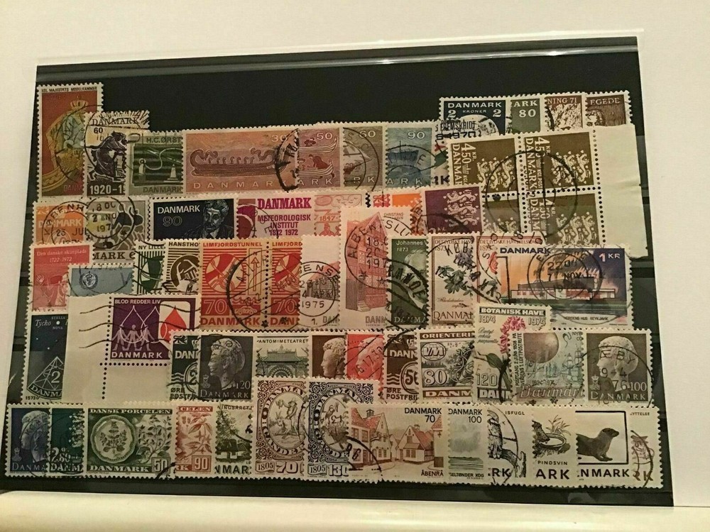 Denmark used mixed  stamps  R22380