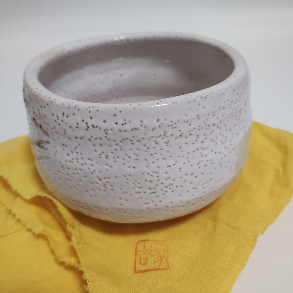 Tea Utensils For practice Shino ware Sakura sumie matcha different box
