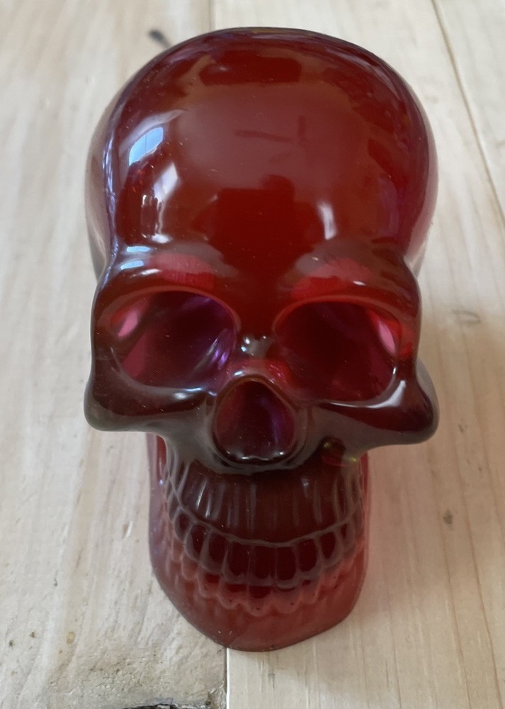 Skull Paper Weight, Decoration. Epoxy Resin Handmade.