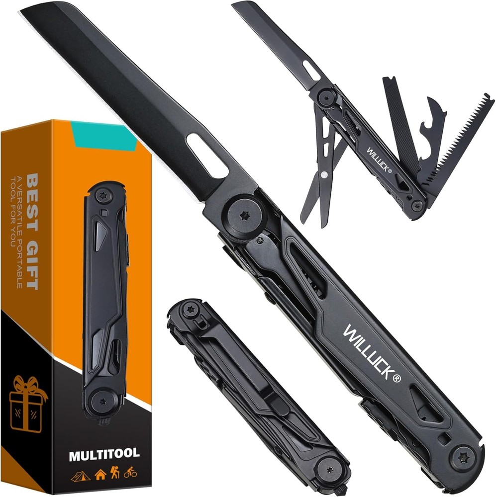 Multitool Pocket Knife EDC Camping Gift for Men